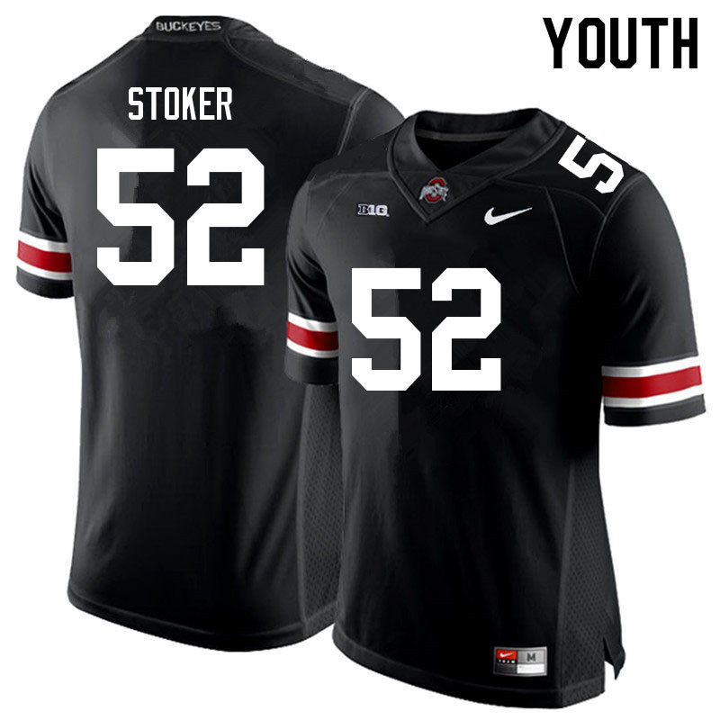 Youth #52 Jay Stoker Ohio State Buckeyes College Football Jerseys Sale-Black
